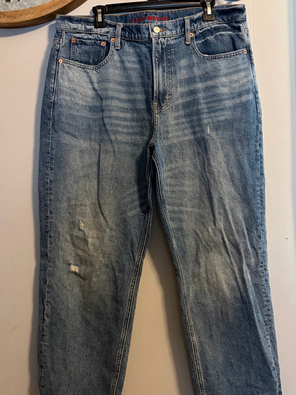 Lucky Brand Classic Fit Blue Jeans Ankle No stretch